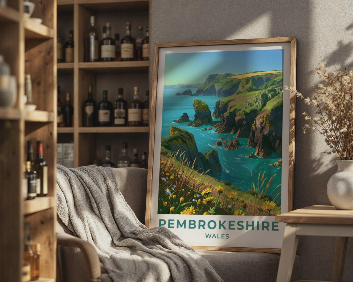 Pembrokeshire Poster - WanderWall