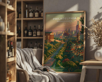 Philadelphia Poster - WanderWall