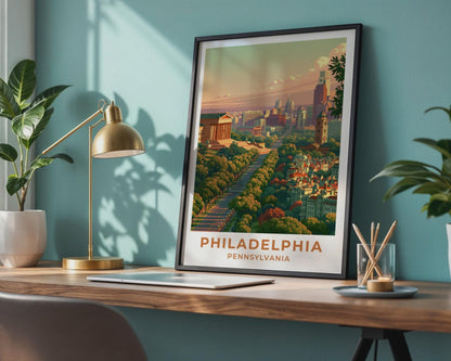 Philadelphia Poster - WanderWall