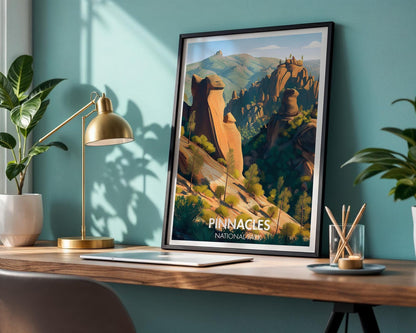Pinnacles National Park Poster - WanderWall