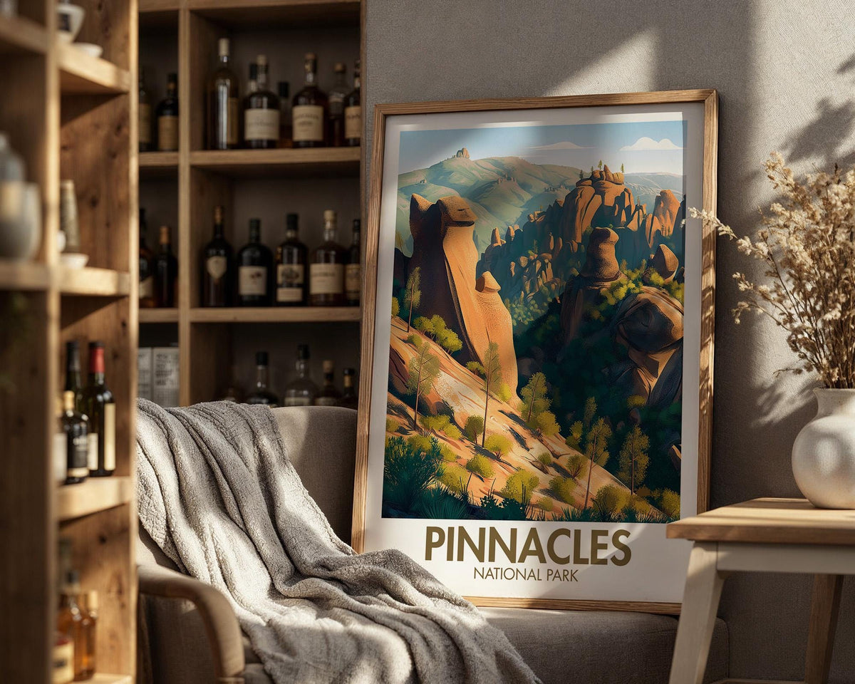 Pinnacles National Park Poster - WanderWall