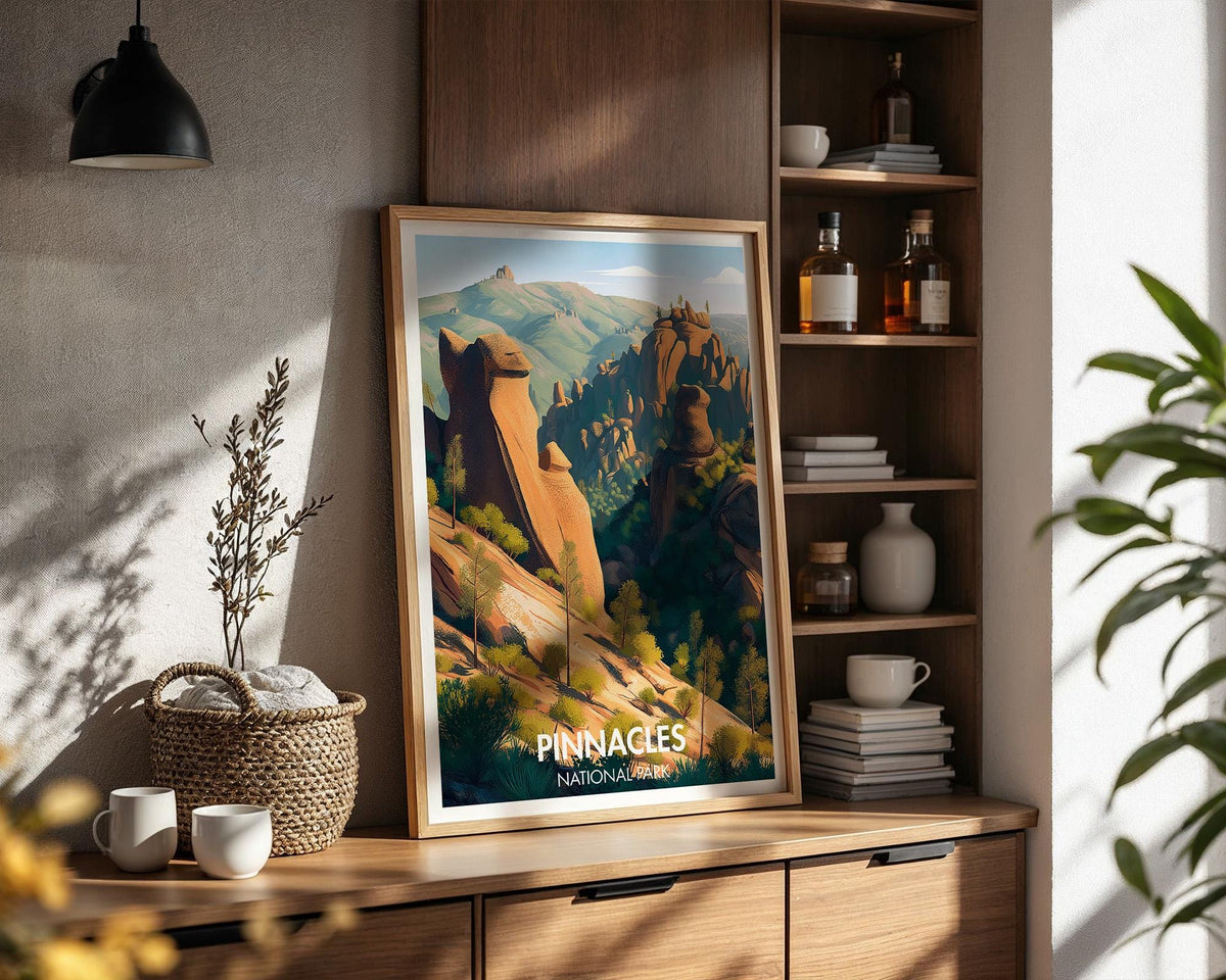 Pinnacles National Park Poster - WanderWall