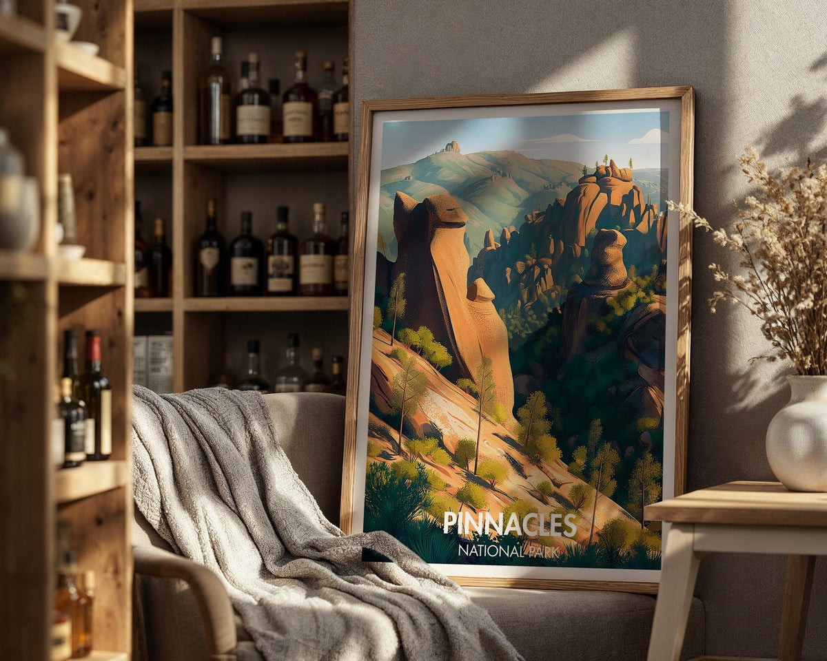 Pinnacles National Park Poster - WanderWall