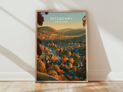 Pitlochry Poster - WanderWall