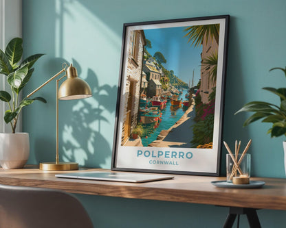 Polperro Poster - WanderWall