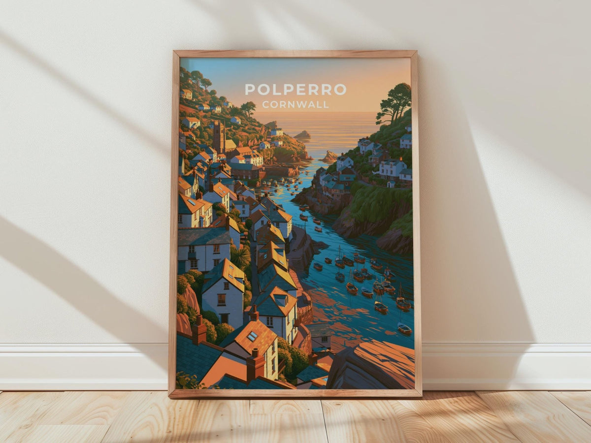 Polperro Poster - WanderWall