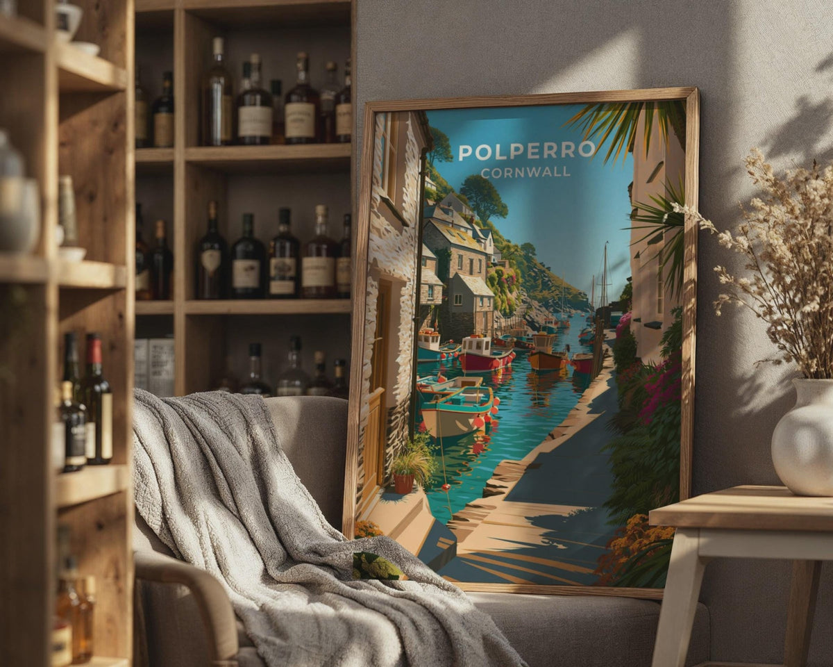Polperro Poster - WanderWall