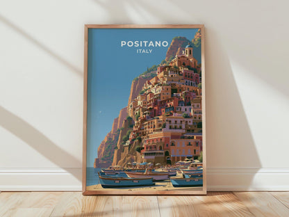 Positano Poster - WanderWall
