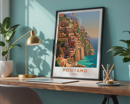 Positano Poster - WanderWall