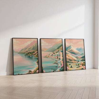 Queenstown Set of 3 Posters | Queenstown Gallery Wall Art - WanderWall