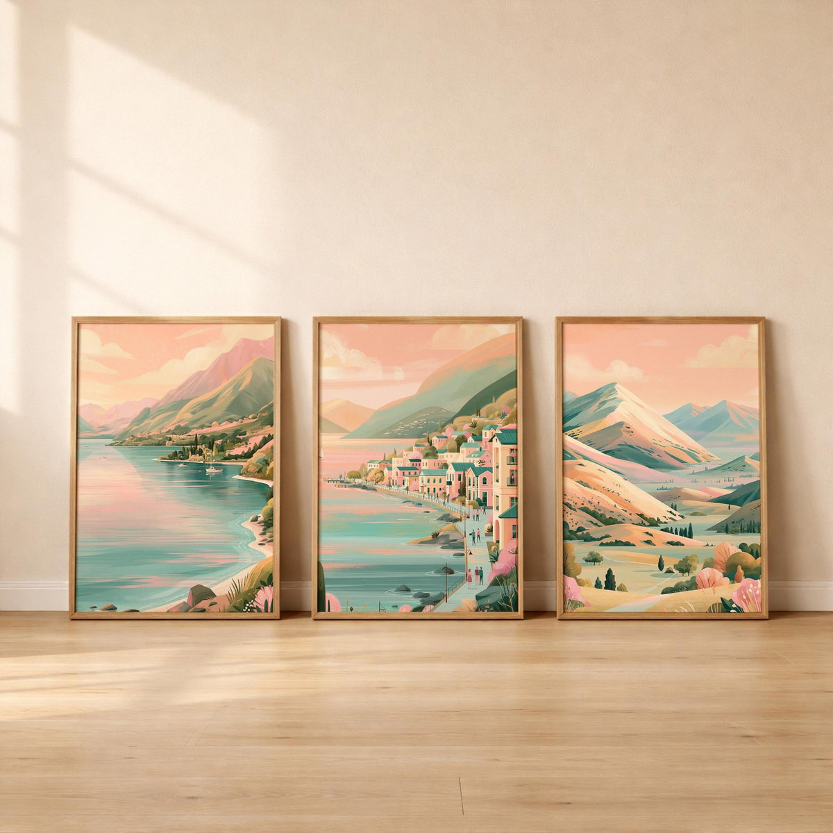Queenstown Set of 3 Posters | Queenstown Gallery Wall Art - WanderWall