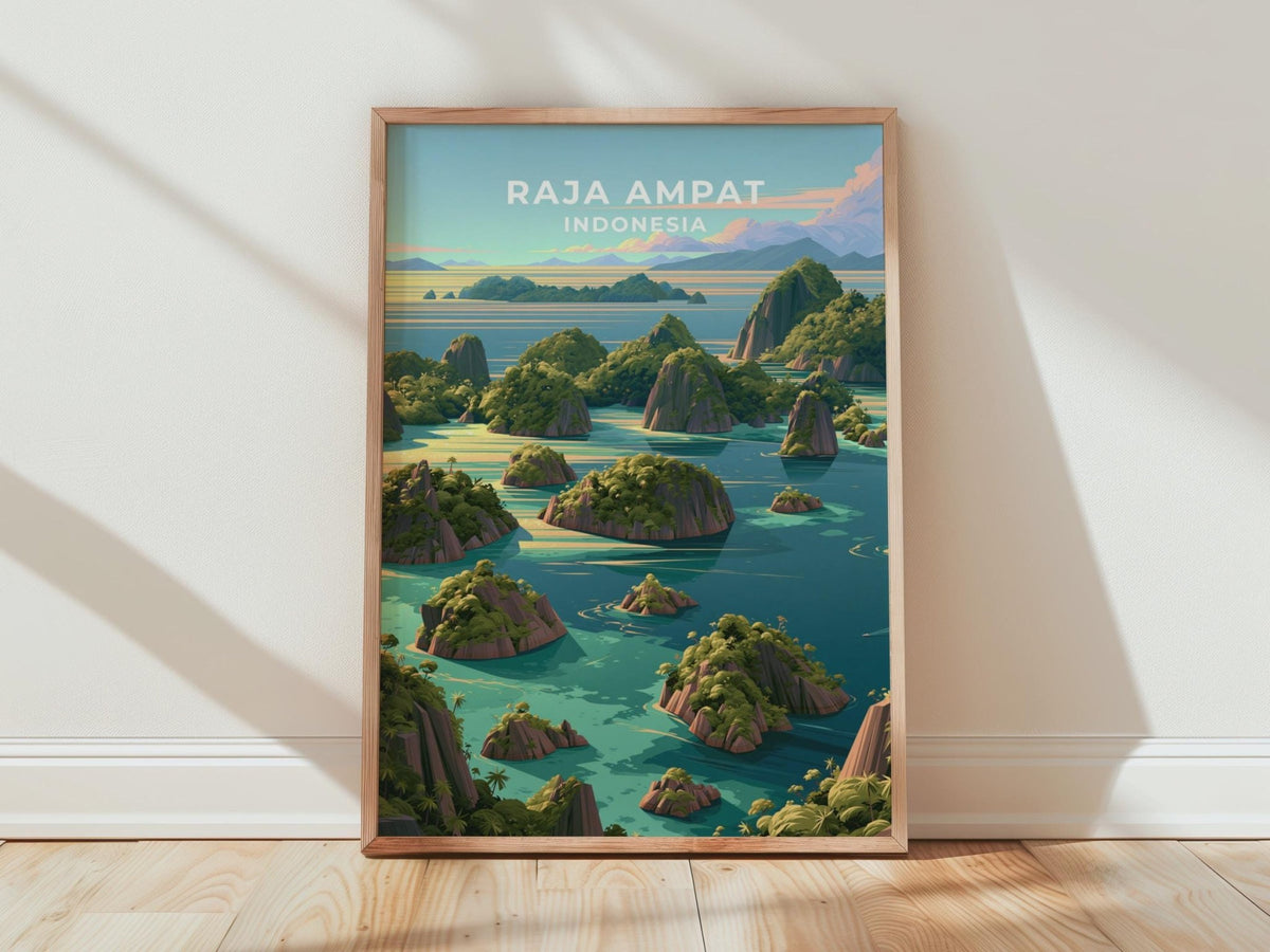 Raja Ampat Poster - WanderWall