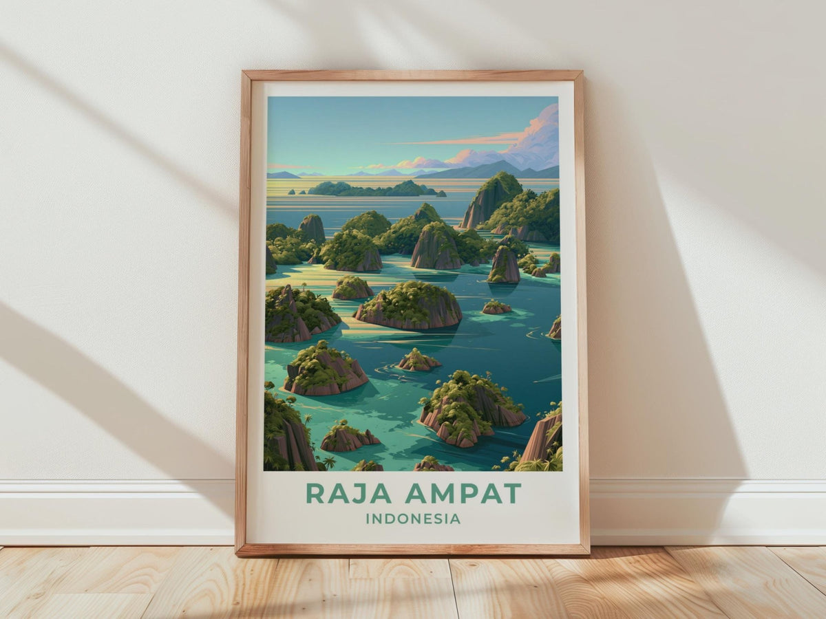 Raja Ampat Poster - WanderWall