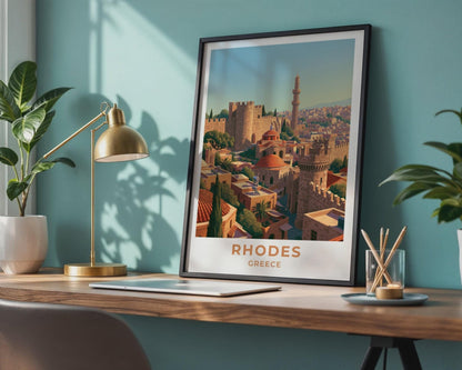 Rhodes Poster - WanderWall