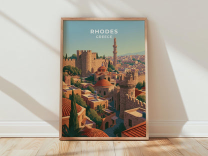 Rhodes Poster - WanderWall