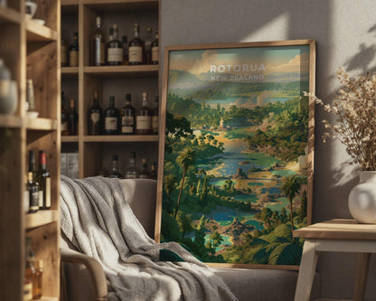 Rotorua Poster - WanderWall
