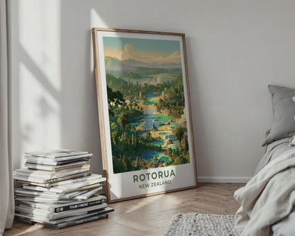 Rotorua Poster - WanderWall