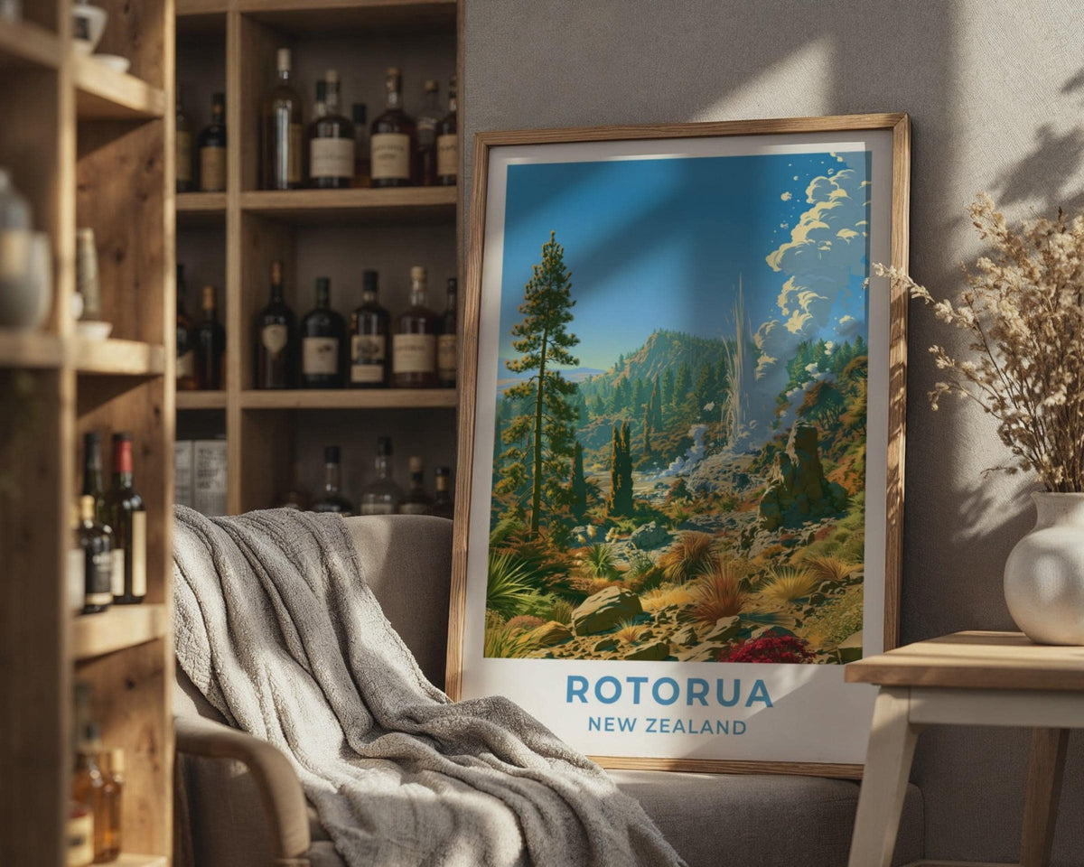 Rotorua Poster - WanderWall