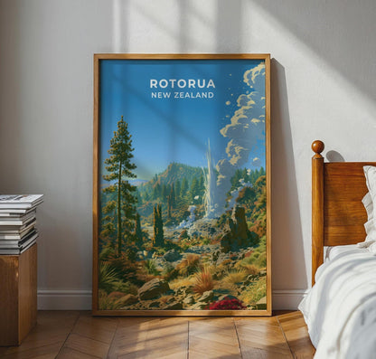 Rotorua Poster - WanderWall