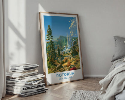 Rotorua Poster - WanderWall
