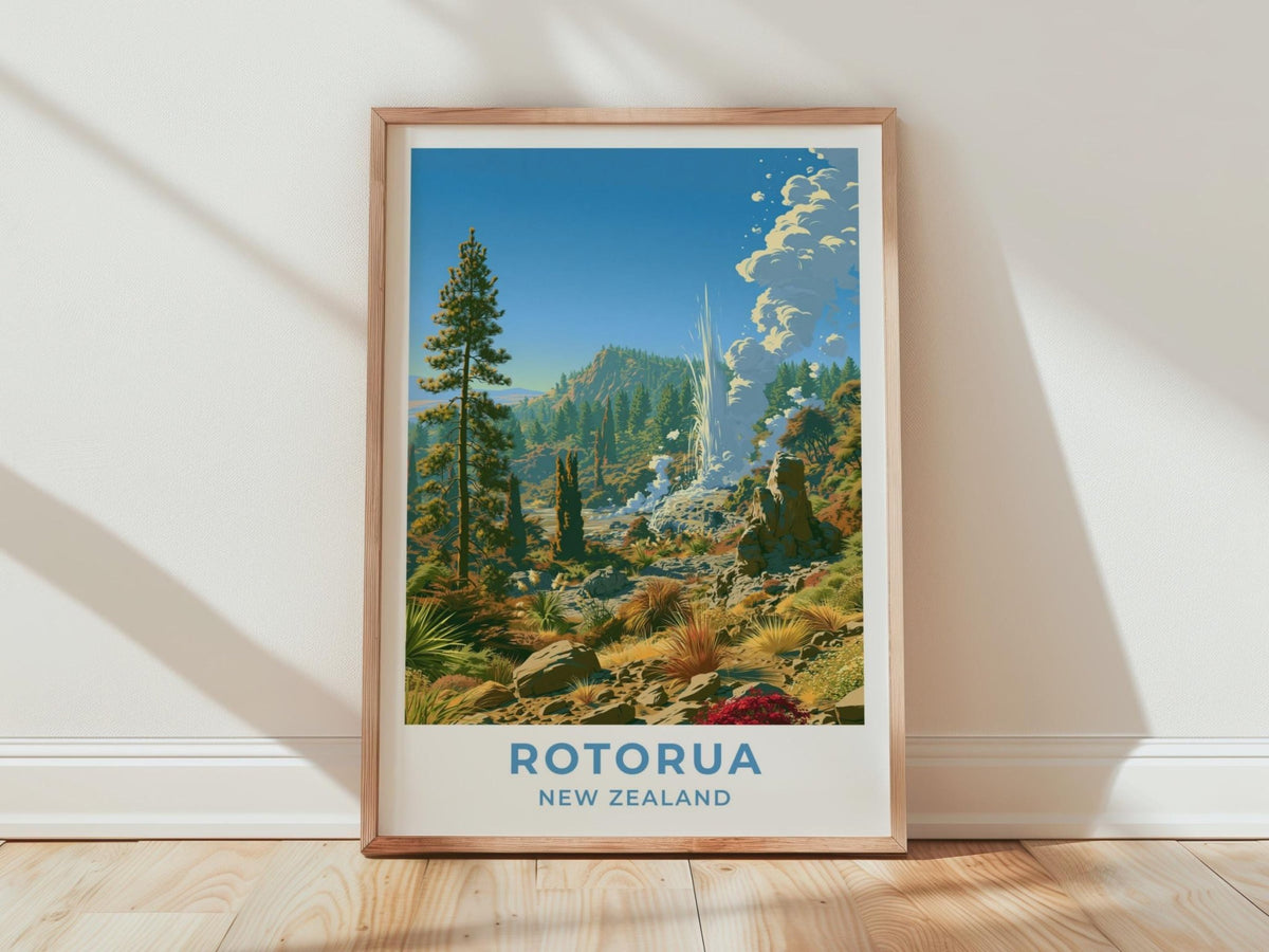 Rotorua Poster - WanderWall
