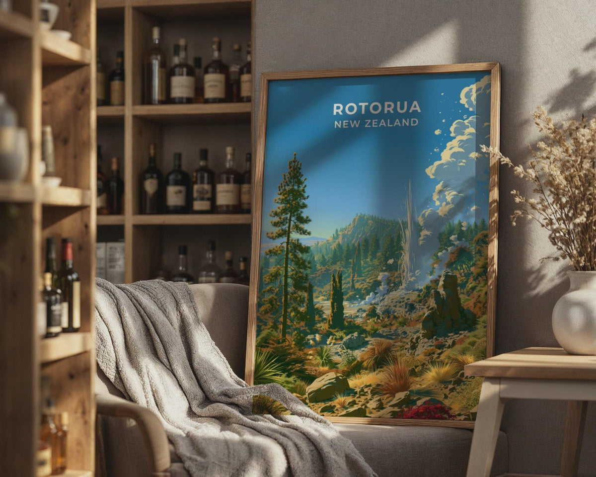 Rotorua Poster - WanderWall