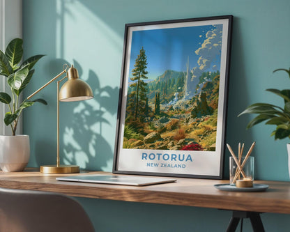 Rotorua Poster - WanderWall