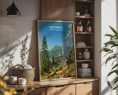 Rotorua Poster - WanderWall