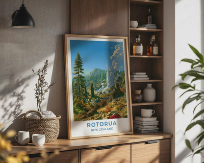Rotorua Poster - WanderWall