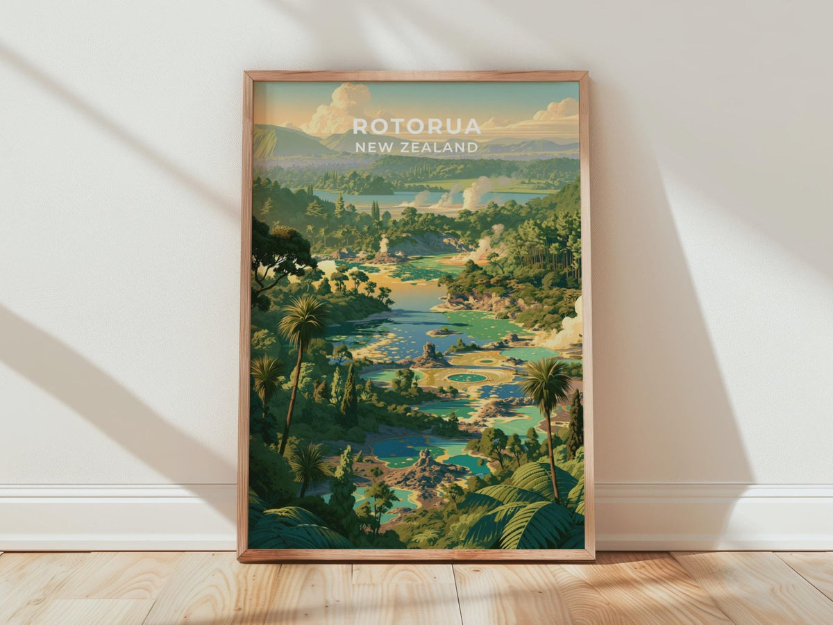 Rotorua Poster - WanderWall