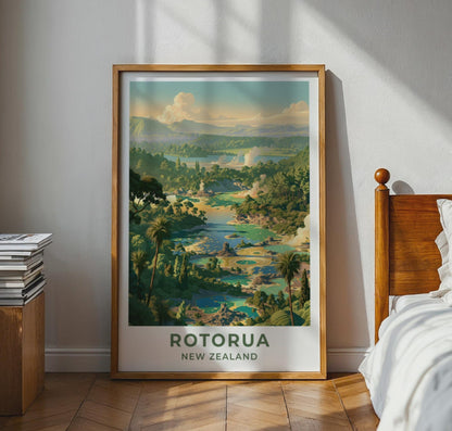 Rotorua Poster - WanderWall