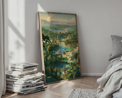 Rotorua Poster - WanderWall