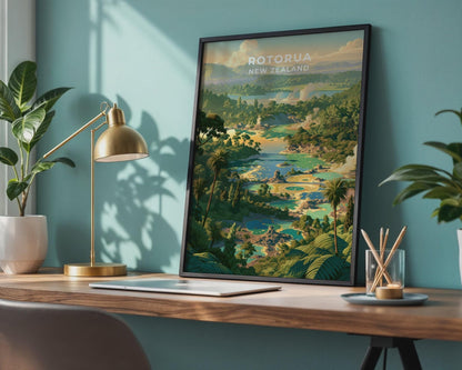Rotorua Poster - WanderWall