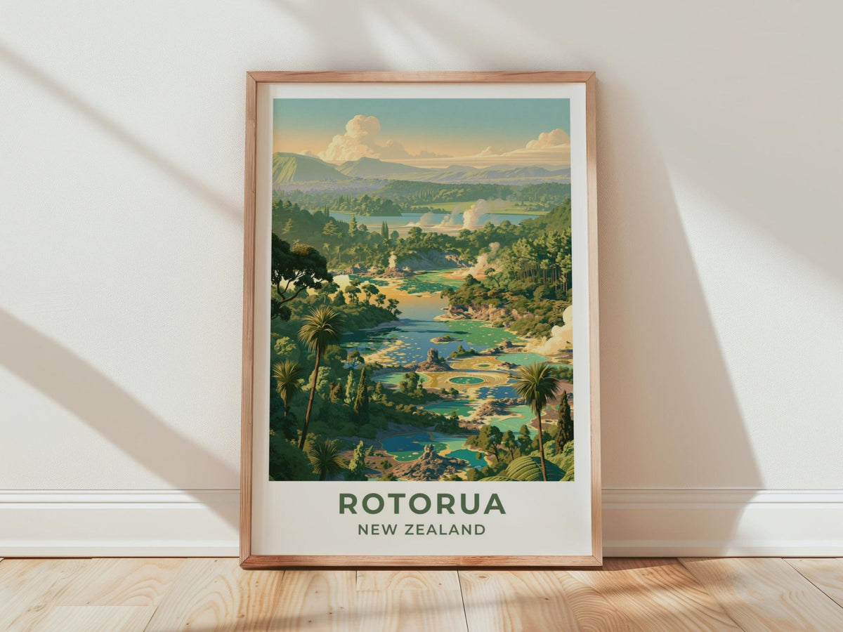 Rotorua Poster - WanderWall