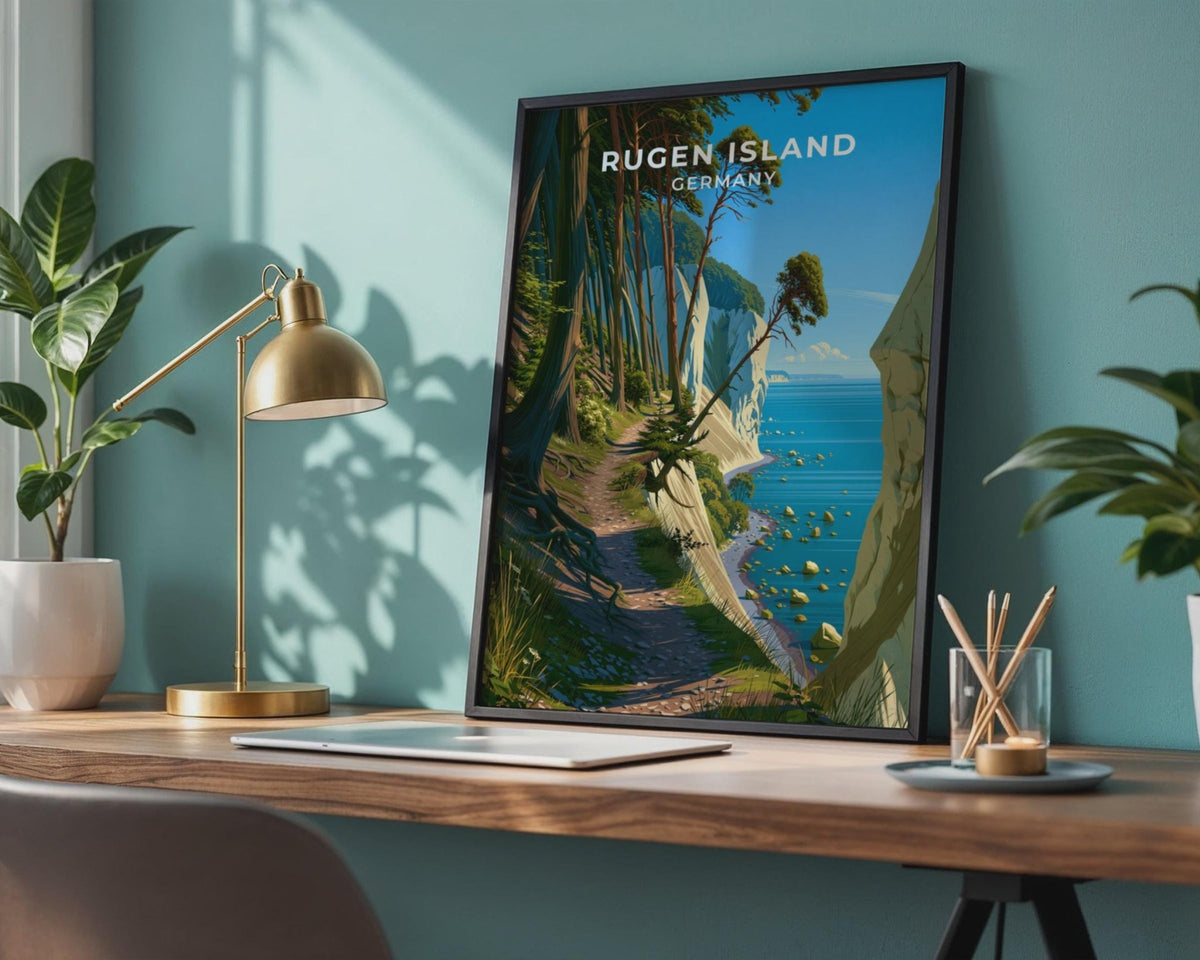 Rugen Island Germany Travel Poster - WanderWall