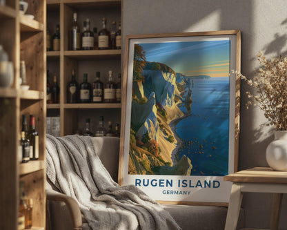Rugen Island Germany Travel Poster - WanderWall