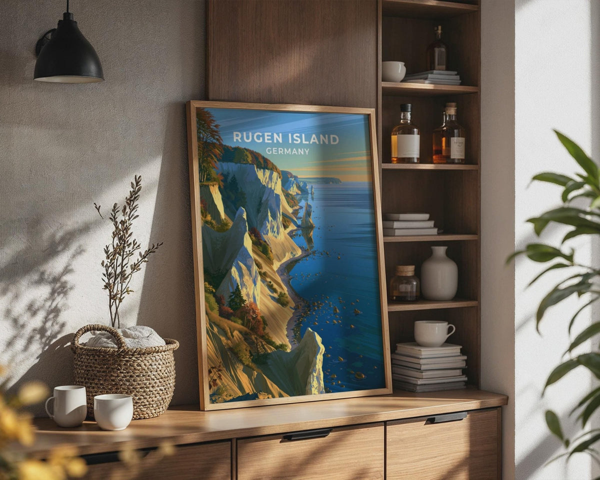 Rugen Island Germany Travel Poster - WanderWall