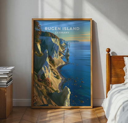 Rugen Island Germany Travel Poster - WanderWall