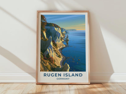 Rugen Island Germany Travel Poster - WanderWall