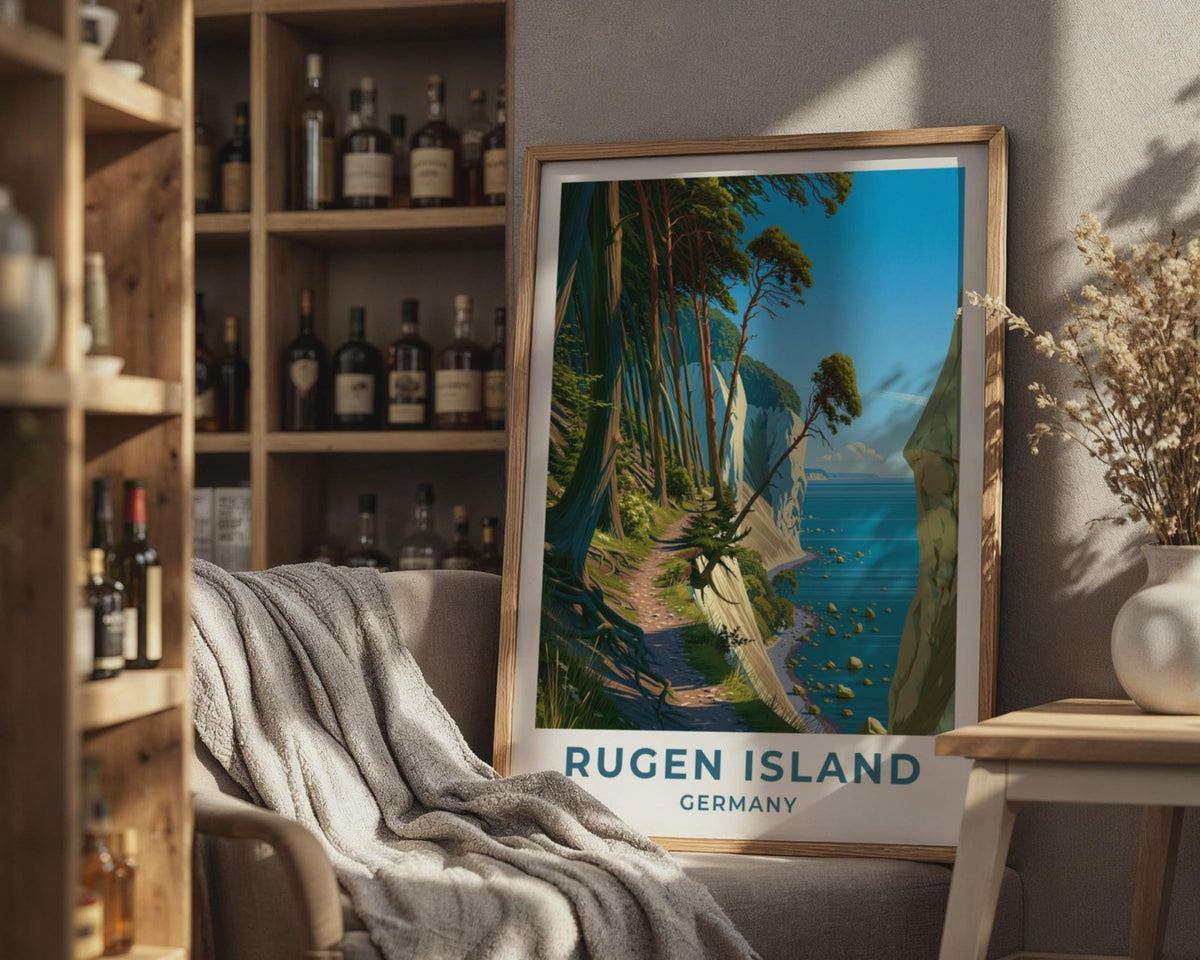 Rugen Island Germany Travel Poster - WanderWall