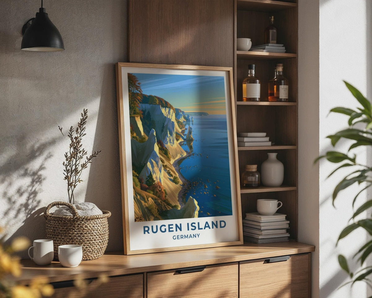 Rugen Island Germany Travel Poster - WanderWall