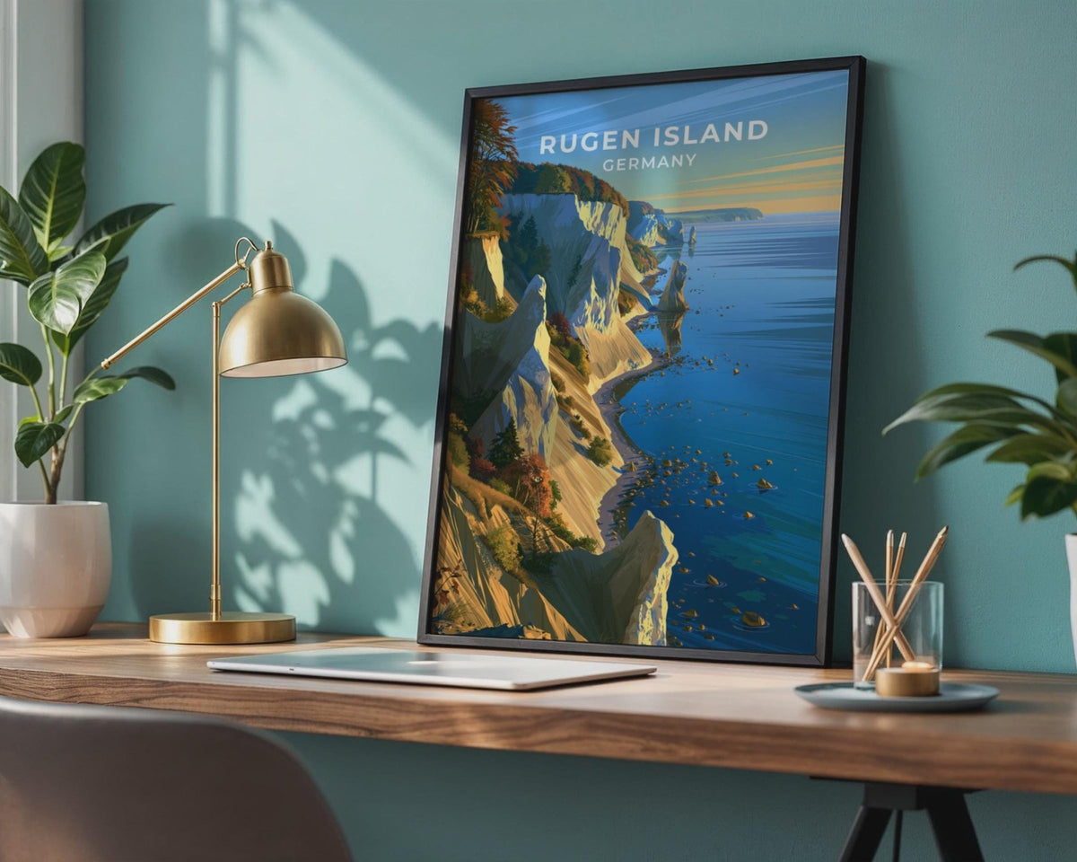 Rugen Island Germany Travel Poster - WanderWall