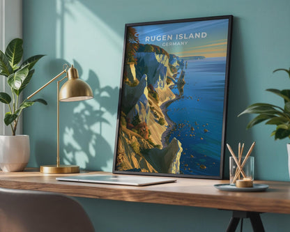 Rugen Island Germany Travel Poster - WanderWall