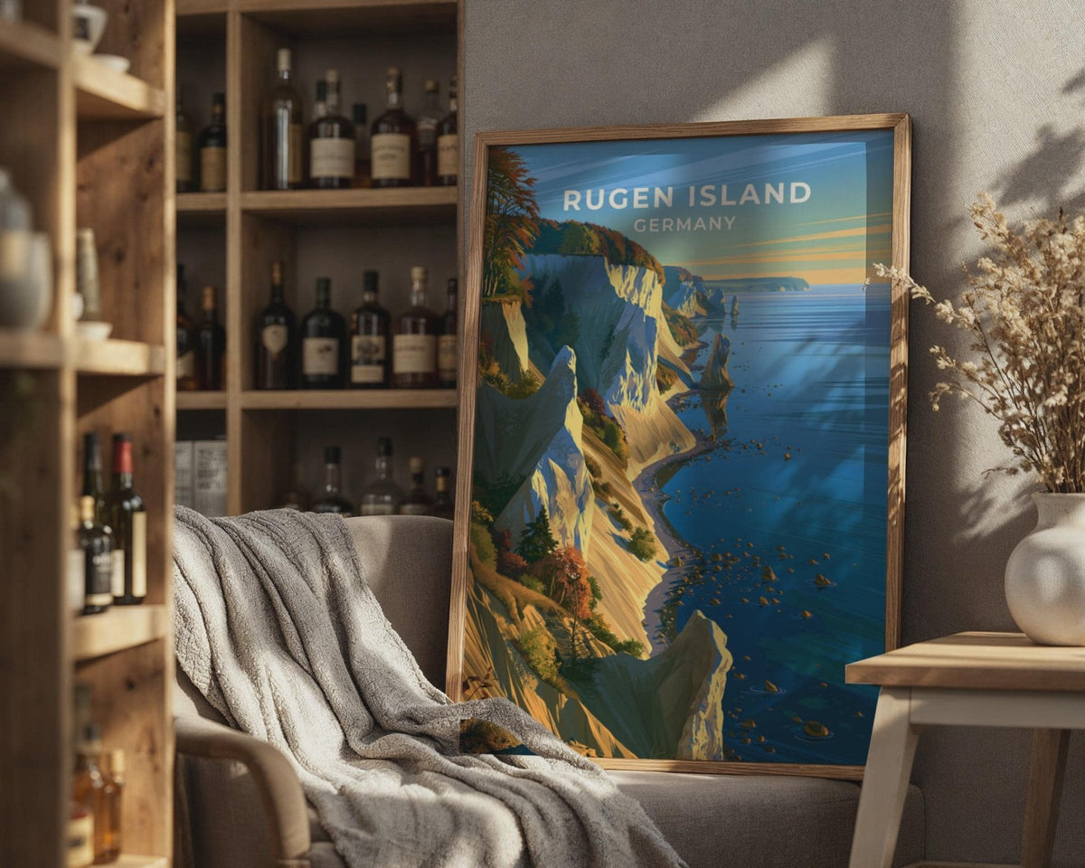 Rugen Island Germany Travel Poster - WanderWall