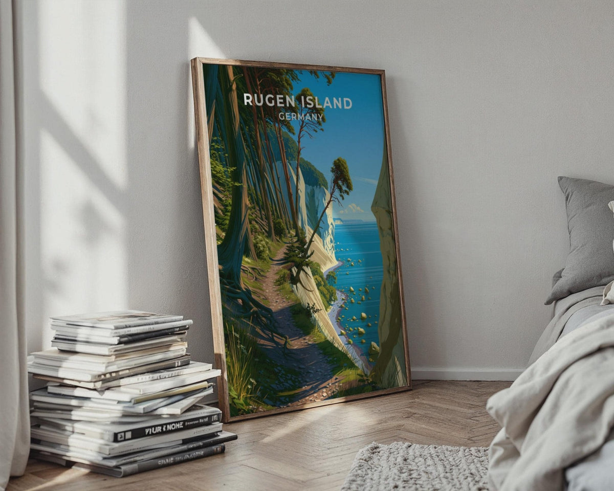 Rugen Island Germany Travel Poster - WanderWall