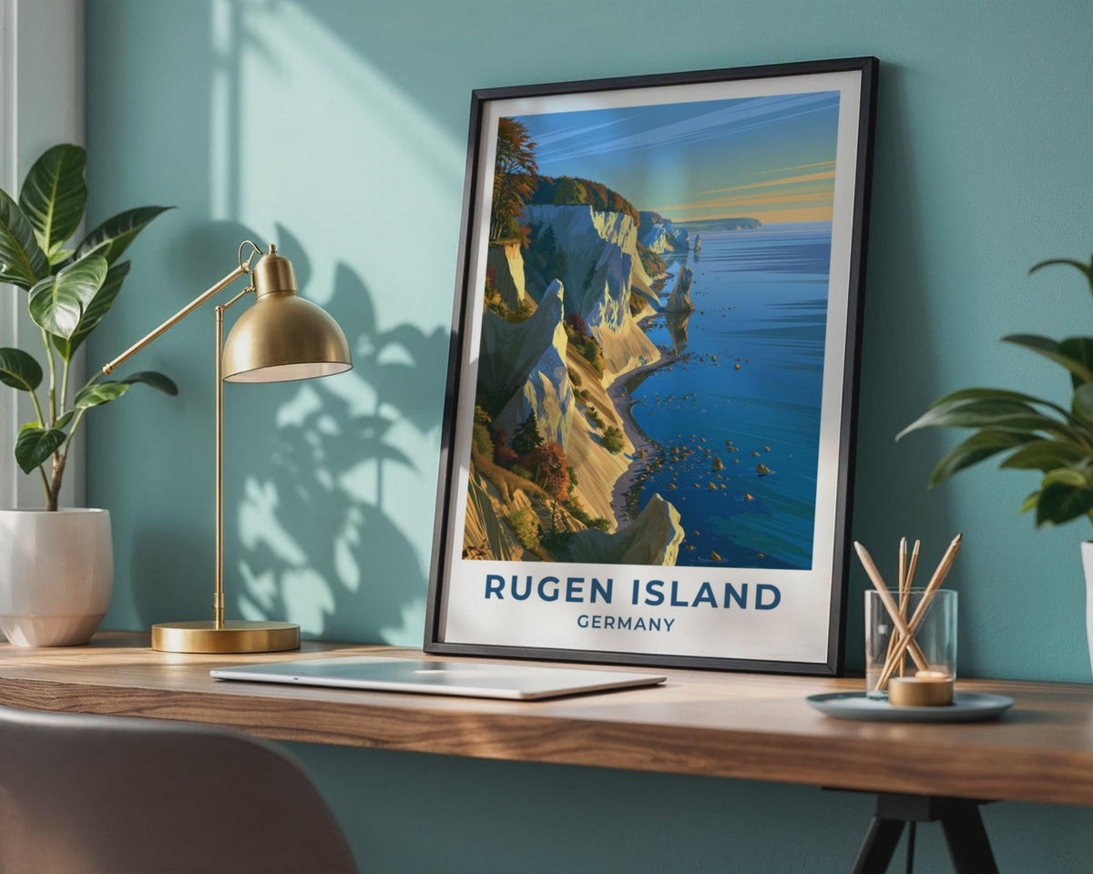Rugen Island Germany Travel Poster - WanderWall