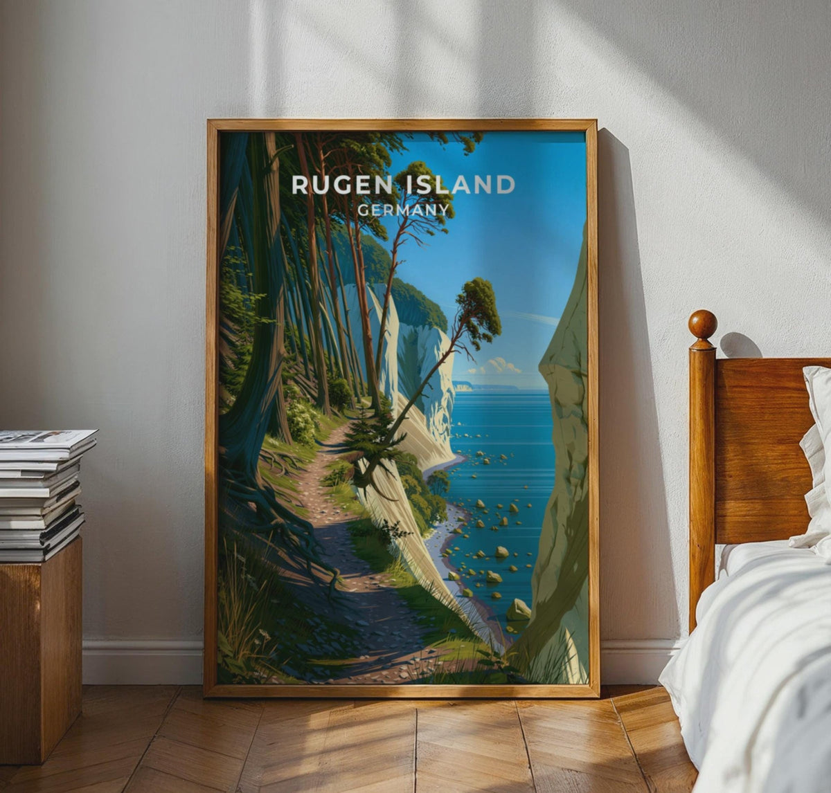 Rugen Island Germany Travel Poster - WanderWall