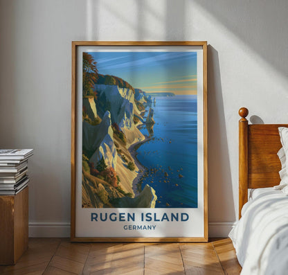 Rugen Island Germany Travel Poster - WanderWall