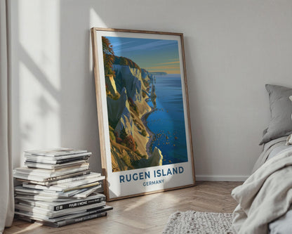 Rugen Island Germany Travel Poster - WanderWall