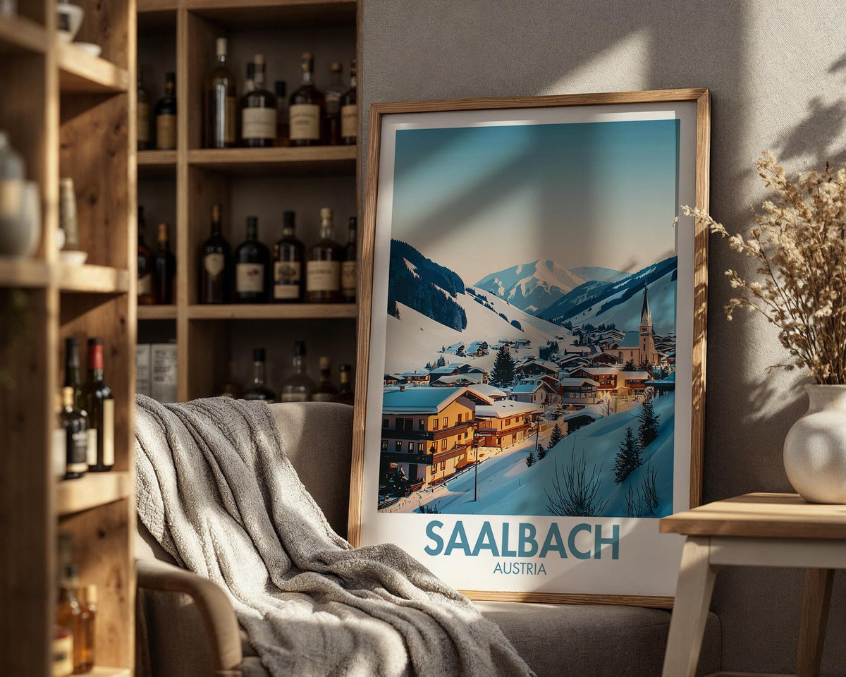 Saalbach Poster - WanderWall